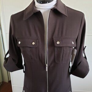 Michael Kors Black ZIpper Dress